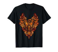 Fire & Flames Phoenix Mythical Bird Rising Born Again T-Shirt