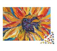 Fire Flower Adult 1000-Piece Jigsaw Puzzle, 38x26cm/1000pcs, Family Table Time Without A Screen; White Card with A Low-dust Finish