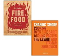 Fire Food The Ultimate BBQ Cookbook By Christian Stevenson & Chasing Smoke Cooking Over Fire Around The Levant By Sarit Packer, Itamar Srulovich 2 Books Collection Set