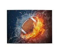Fire Football,500 Pieces Puzzles for Adults-Wooden Jigsaw Puzzle for Adults Elderly