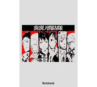 Fire Force Company Notebook: Lined College Ruled Paper, Planner, Diary, Journal, 6x9 120 Pages, Matte Finish Cover