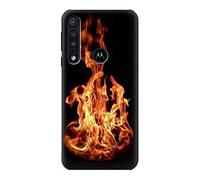 Fire Frame Case Cover For Motorola One Macro, Moto G8 Play