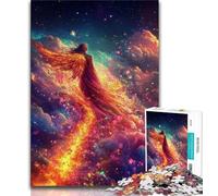 Fire Girl with Wings 1000 Piece Jigsaw Puzzles for Teenagers,Challenging Game Gifts for Is Ideal As A Gift for The Whole Family (38x26cm)