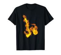 Fire Golf Ball Golf Clubs Flaming Golfer Golf Player T-Shirt