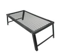 Fire Grate - Iron, 11.81x0.98 Inches, Charcoal Plate Fire,Portable BBQ Mesh Grill Table | Camping Display Stand, Barbecue Grill Table For Beach Yard Patio Balcony Camping