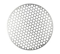 Fire Grate Rack, Round Grill Rack - Stainless Steel Round Wire BBQ Rack,Replacement Cooking, Camp Fire Grid Camping Visiates for Chicken Vegetables