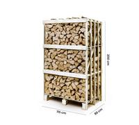 Fire Guru Jumbo Xl 1.8Rm Crate Kiln Dried Ash Logs