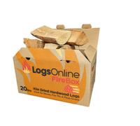 Fire Guru Kiln Dried Premium Birch Firewood Logs 20L Box