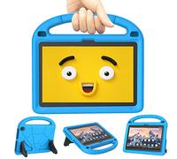 Fire HD 8 & Plus Tablet Case 2020 - LightWeight ShockProof Handle Friendly Stand Kids Proof Protective Cover for Amazon Kindle Fire HD 8 Kids(10th Generation, 2024/2022/2020 Release) - Blue