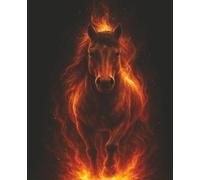 Fire Horse 2026: College Ruled Notebook for Courage, Creativity & New Beginnings|120 Pages|7.5 x 9.25