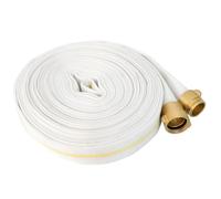 Fire Hose,1-1/2" ID X 100 FT, 450PSI Burst Pressure, Industrial Fire Hydrant Hose with NST/NH Brass Couplings for Indoor Use