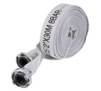 Fire Hose 2'' Diameter 2 inch 30m Meters 98 ft Long Water Hose Pressure 116 PSI
