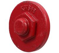 Fire Hydrant Cap Iron Replacement Red Iron Protective Cap