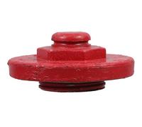 Fire Hydrant Cap Iron Replacement Universal Red Iron Cap