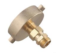 Fire Hydrant Hose Adapter, Garden Hose Adapter For Fire Hydrants, 2-1/2 NST/NH Female To 3/4 GHT Male, For Garden Connection, Efficient Water Flow(Straight adapter)