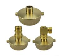 Fire Hydrant Hose Adapter, Garden Hose Adapter For Fire Hydrants, 2-1/2 NST/NH Female To 3/4 GHT Male, For Garden Connection, Efficient Water Flow(elbow Adapter)