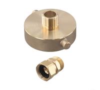 Fire Hydrant Hose Adapter with Reliable Connection for Urban Environments 2 1/2 NST/NH (Straight adapter)