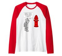 Fire Hydrant Sarcasm, Don't You Know Who I Am? Robot Funny Raglan Baseball Tee