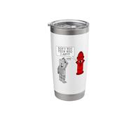 Fire Hydrant Sarcasm, Don't You Know Who I Am? Robot Funny Stainless Steel Insulated Tumbler