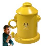 Fire Hydrant Themed Coffee Mug | Ceramic Fireman Party Cup with Ergonomic Handle | Birthday Glassware & Drinkware | Fire Department Theme Decorative Gift