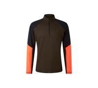 FIRE+ICE First Layer Berkan for men - Chocolate/neon-orange - M