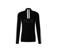FIRE+ICE Laurens knitted turtleneck jumper for men - Black/Off-White - 3XL