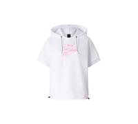 FIRE+ICE Sharon short-sleeved hoodie for women - White/pink - M