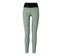 FIRE+ICE Tights Candra for women - Eucalyptus/black - M