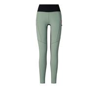 FIRE+ICE Tights Candra for women - Eucalyptus/black - S