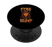 FIRE IN MY SOUL STRONG IN MY HEART PopSockets Adhesive PopGrip