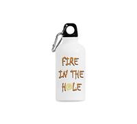 Fire In The Hole Aluminum Sports Water Bottle Travel Mug Tea Cup 400ml