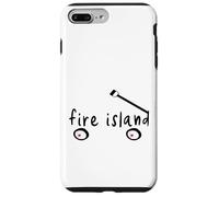 Fire Island NY wagon word summer heaven vacation New York Case for iPhone 7 Plus/8 Plus