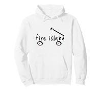Fire Island NY wagon word summer heaven vacation New York Pullover Hoodie