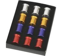 Fire Killer for Cigarettes - Metal Cigarette Killer in Bright Colours - Ember Extinguisher for Ashtrays - Smokeless & Odour Reducing - Various Variations (3 x Aluminium Colour)