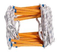 Fire Ladder, Rope Ladder with Carabiner 10ft Nylon Fire Escape Non-Slip Heavy Duty Emergency for Climbing Training Rescue, Escape