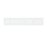 Fire Lane Stencil,Foldable Silicone Clear Marking Tool - Reusable Asphalt Stencil | for Outdoor Warehouse School Hospital Driveway Loading Dock Private Road Factory Floor