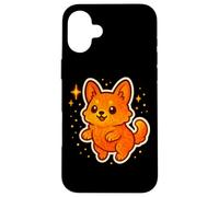 Fire Lava Fox Funny Cute Animal Theme Case for iPhone 16 Plus