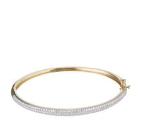 Fire Light 1.70ct Lab Grown Diamond Pave Set Bangle 9ct Gold 9CT YELLOW GOLD