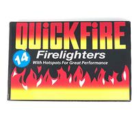 Fire Lighters Quickfire Firelighters Bulk Pack Hotspots Burners BBQ COAL LIGHTERS WOOD BURNERS (5 Pack of 14)