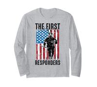 Fire Man - The First Responders - America - Fire Chief Long Sleeve T-Shirt