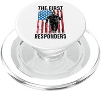 Fire Man - The First Responders - America - Fire Chief PopSockets PopGrip for MagSafe