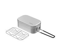 Fire-Maple 800ml Aluminium Lunchbox | Camping Cooking Set with a Foldable Handle | Mess Tin for Kids and Adults for Camping Travel Fishing