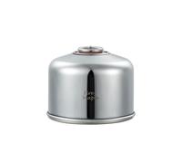 Fire-Maple Dome G2 Gas Canister Stainless Steel Cover Heavy Duty Metal Protective Sleeve for Camping Fuel Canisters G2 Tanks Rustproof & Durable Outdoor Cooking Accessory (Silver)