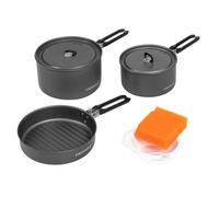 Fire Maple Feast 3 Camping Cookware Set - Black
