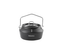 Fire-Maple Frost 0.8L Camping Kettle Camp Tea Coffee Pot Aluminum Outdoor Hiking Water Boiler Portable Teapot Lightweight with Foldable Handle for Bushcraft (Black)