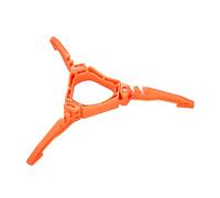 Fire-Maple Gas Canister Stand Foldable Fuel Gas Tank Bracket Support Gas Bottle Tripod Cartridge Holder for Camping Picnic Bikepacking (Orange)