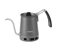 Fire-Maple Petrel Pour Over Coffee Kettle 350ml Gooseneck Camping Foldable | Detachable Spout Handle for easy packing. 350ml heat exchange coffee pot for camping, backpacking, trekking