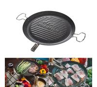 Fire-Maple Portable Non-Stick Camping Griddle Plate | 31x31cm non-stick griddle pan with ridged surface, portable lightweight design for camping gas stoves outdoor cooking BBQ