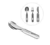 Fire-Maple Stainless Steel Camping Utensils Set Knife Fork Spoon | Lightweight portable flatware for outdoor backpacking and hiking. Durable stainless steel knife, fork and spoon set