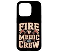 Fire Medic Crew Firefighter Paramedic EMS Case for iPhone 15 Pro